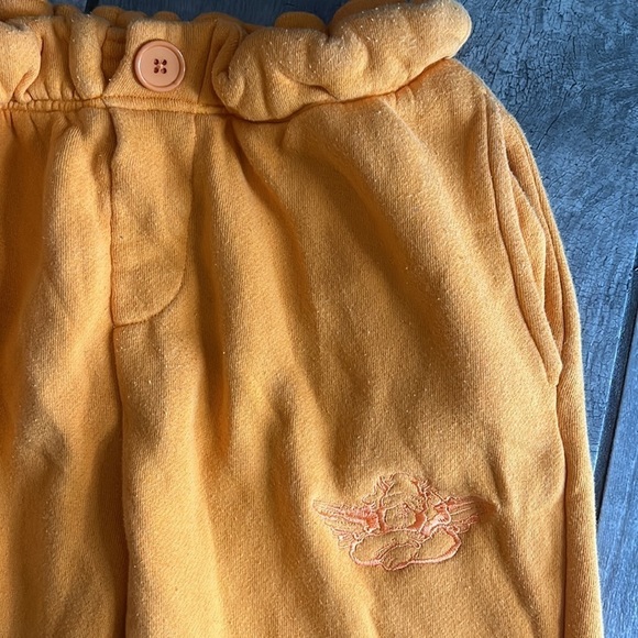 Boys lie orange joggers sweatpants women’s small casual wear - Picture 2 of 5
